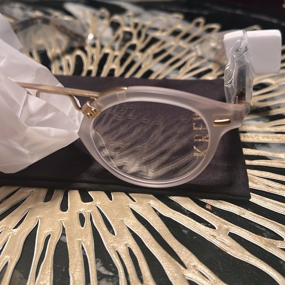 NWT: KREWE ST. LOUIS OPTICAL | MATTE CRYSTAL + SUNDAY TORTOISE 12K - Picture 8 of 9